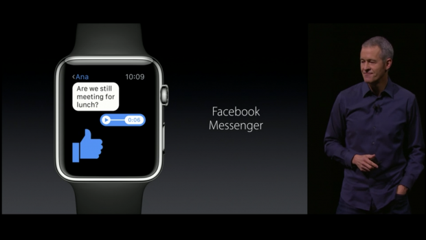 Facebook Messenger... (Bild: Apple/Screenshot: Golem.de)